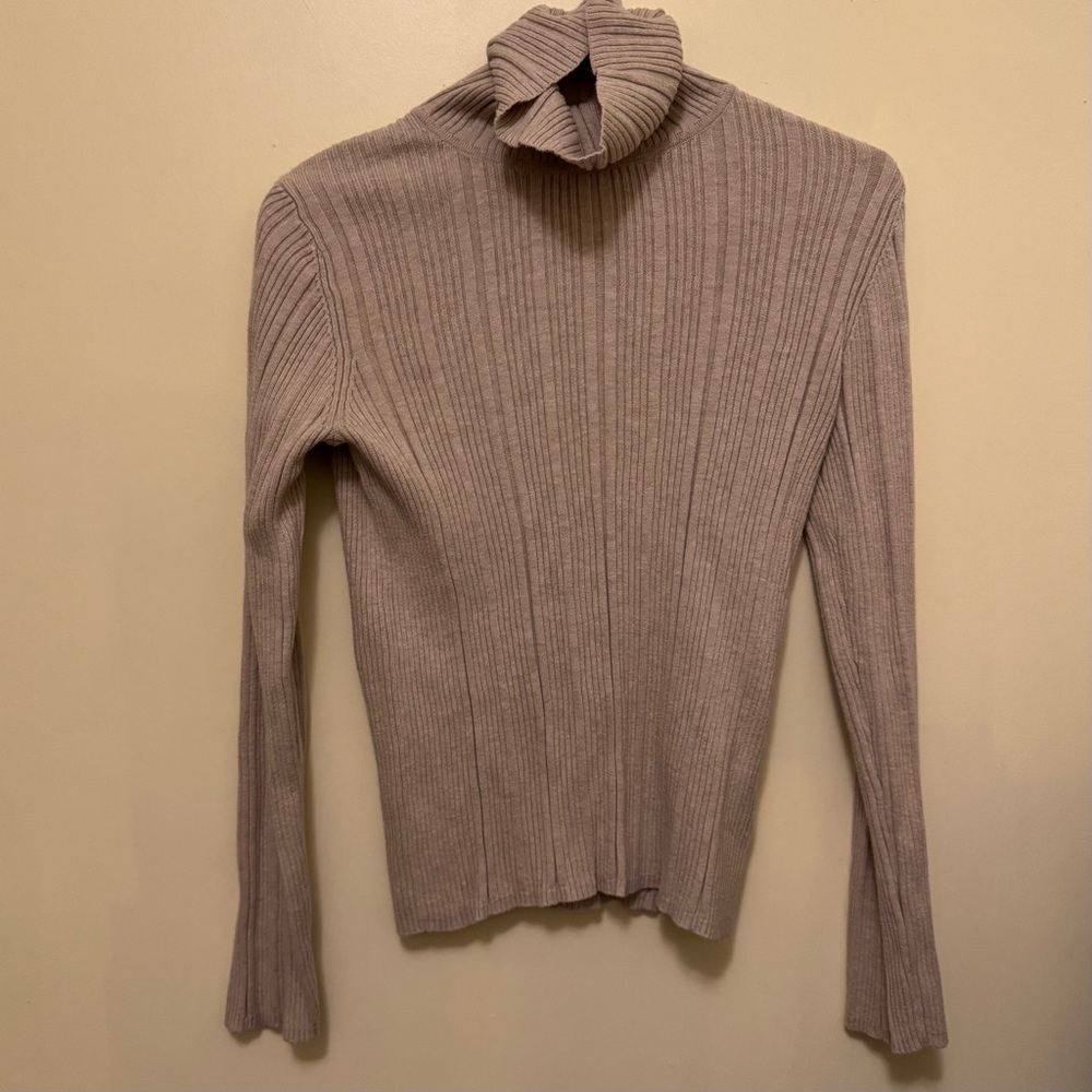 Liz Claiborne Ribbed Turtleneck Long Sleeve